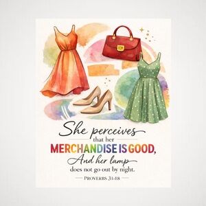 DDS Art Print, 8x10, Bible Verse, Paper Print, Unframed, Posher Series